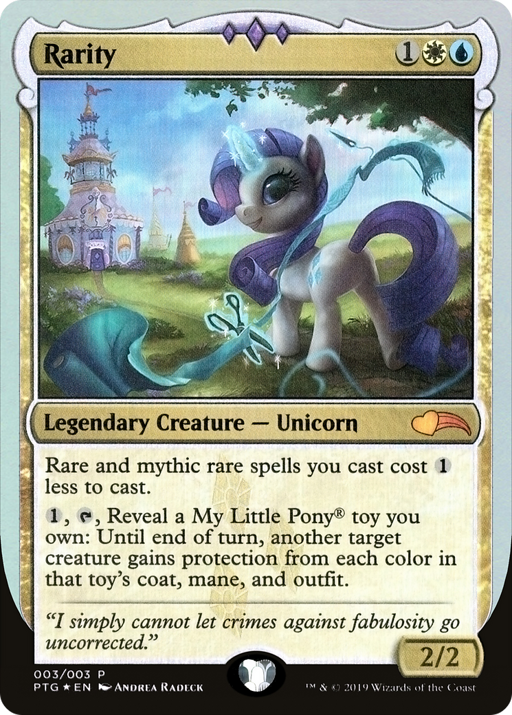 Rarity (PTG-003) [Ponies: The Galloping] Foil