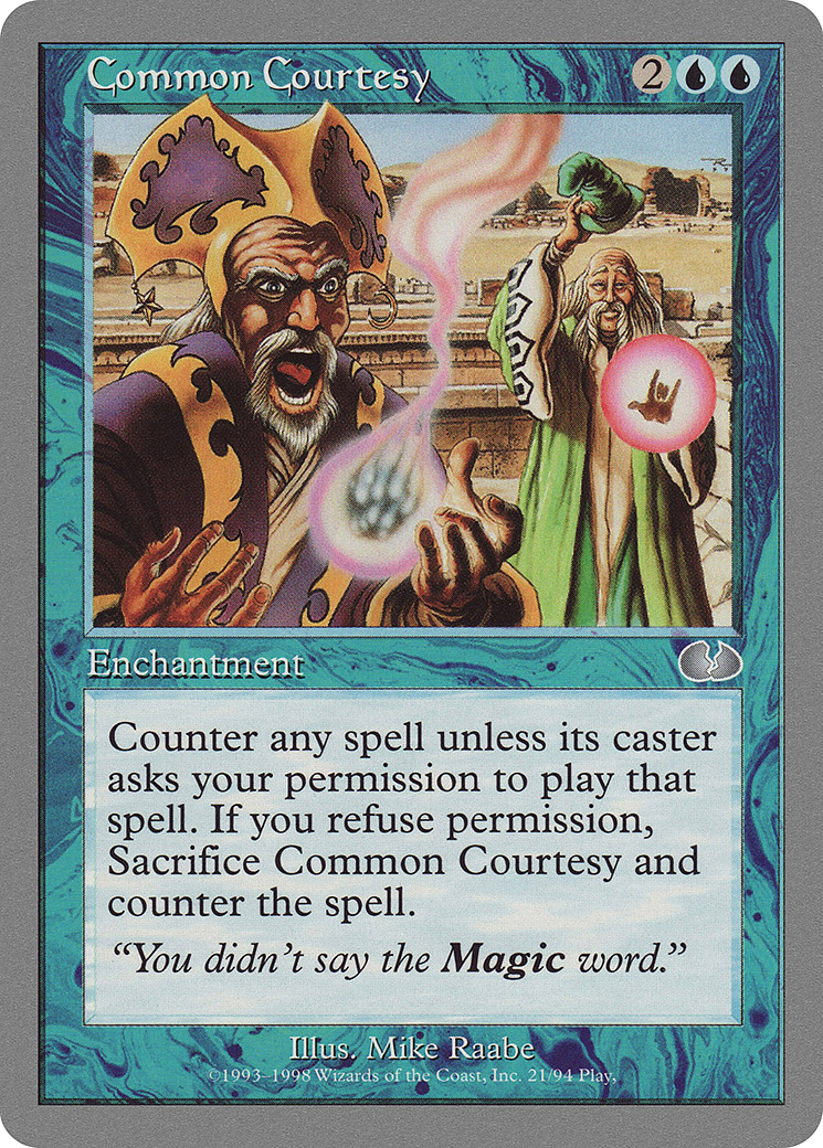 Common Courtesy (UGL-021) [Unglued]