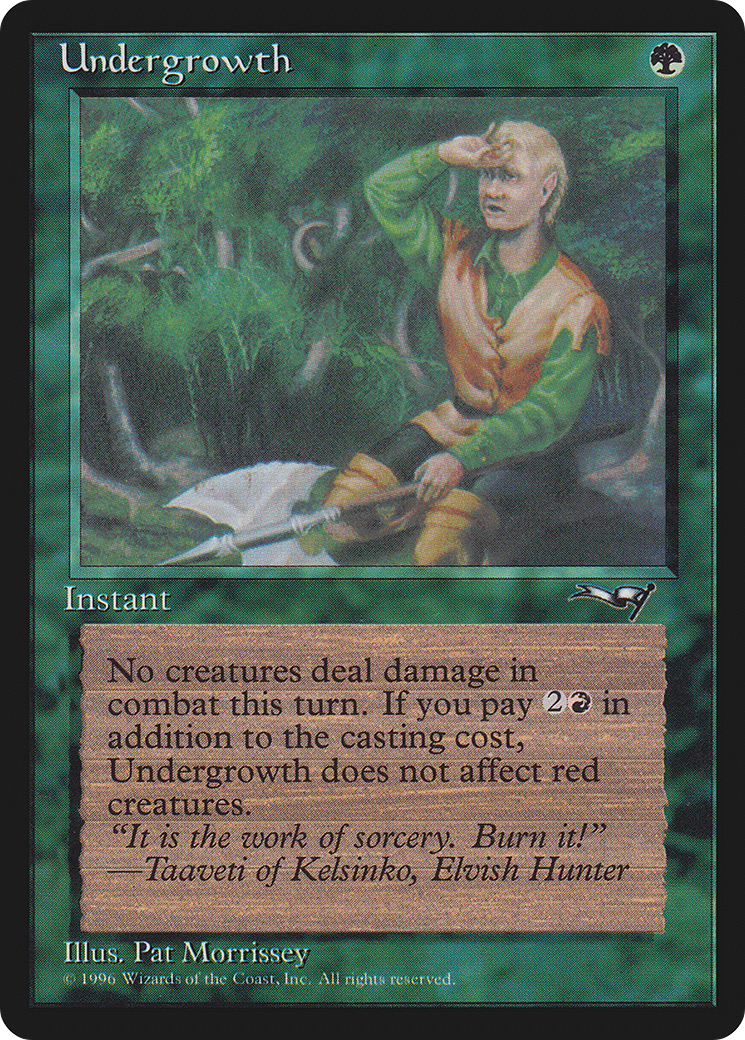 Undergrowth (Holding Axe) (ALL-088) [Alliances]