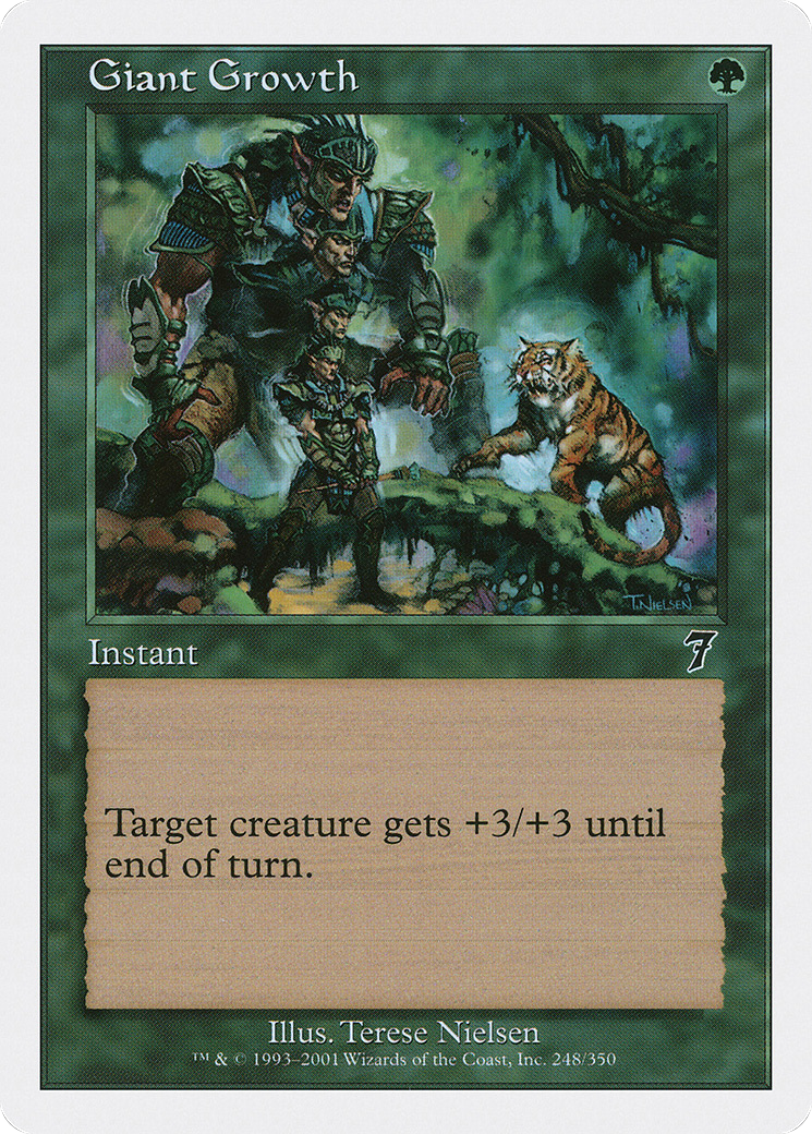Giant Growth (7ED-248) [7th Edition] Foil