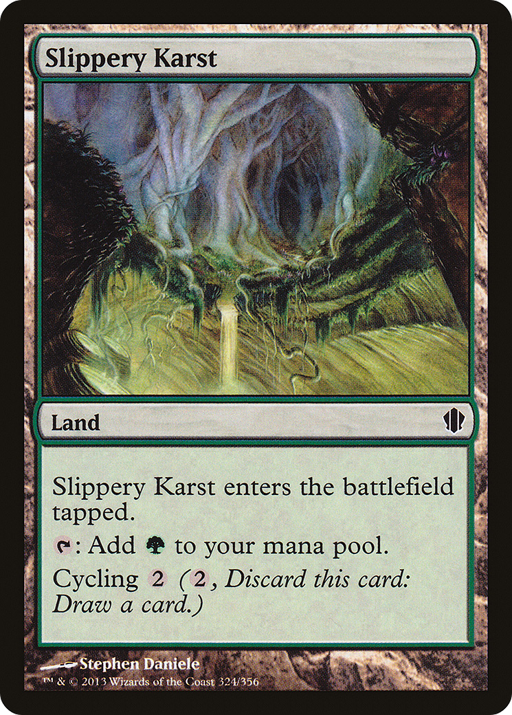 Slippery Karst (C13-324) [Commander 2013]