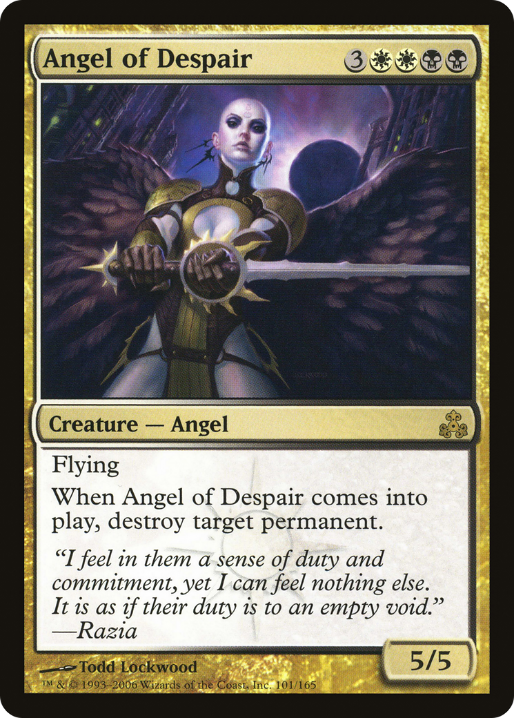 Angel of Despair (GPT-101) [Guildpact] Foil