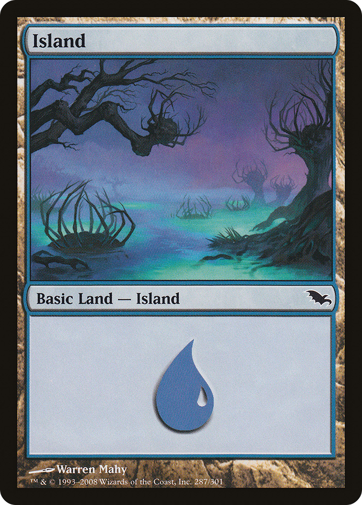 Island (SHM-287) [Shadowmoor] Foil