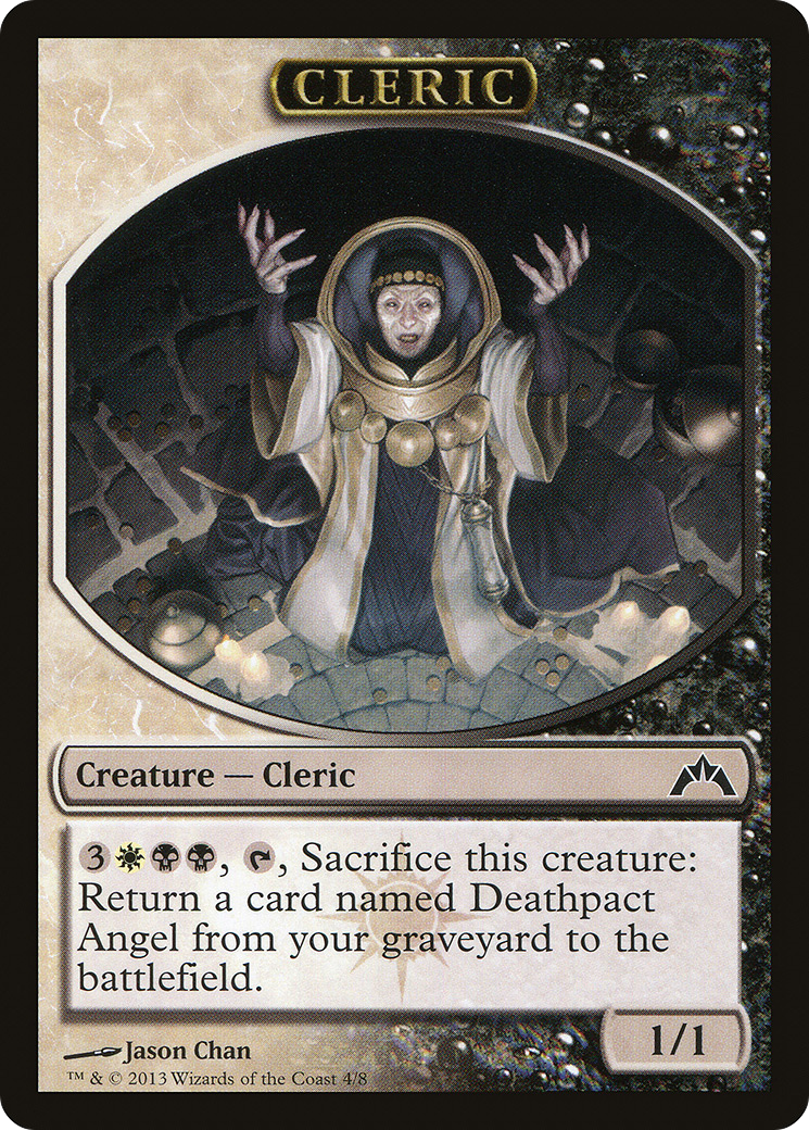Cleric Token (GTC-004) [Gatecrash Tokens]