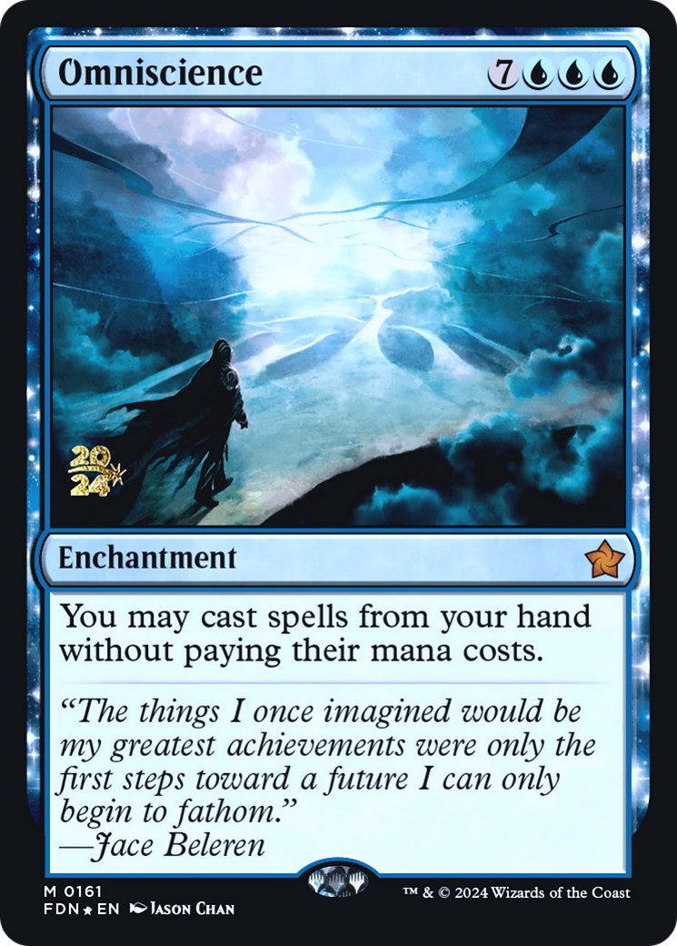 Omniscience (FDN) (PRE-161) [Foundations Promos] Foil