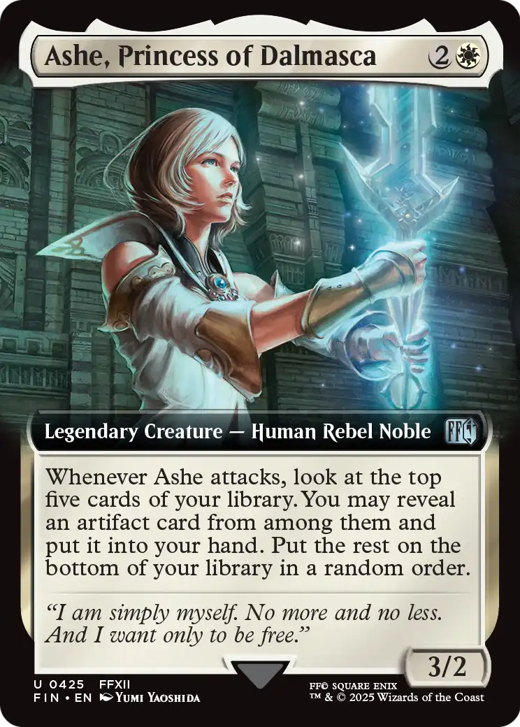 Ashe, Princess of Dalmasca (Extended Art) (FIN-425) [FINAL FANTASY] Foil