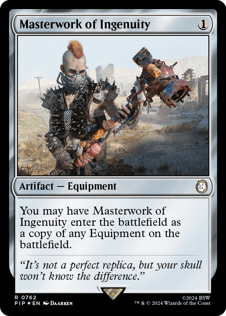 Masterwork of Ingenuity (Surge Foil) (PIP-762) [Fallout] Foil