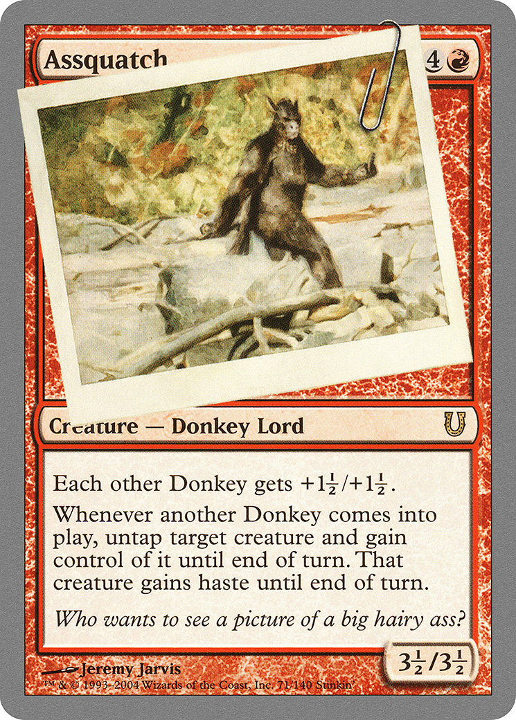 Assquatch (UNH-071) [Unhinged] Foil