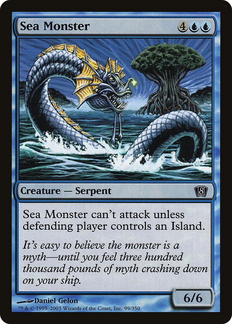 Sea Monster (8ED-099) [8th Edition] Foil