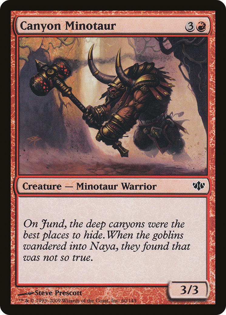 Canyon Minotaur (CON-060) [Conflux]