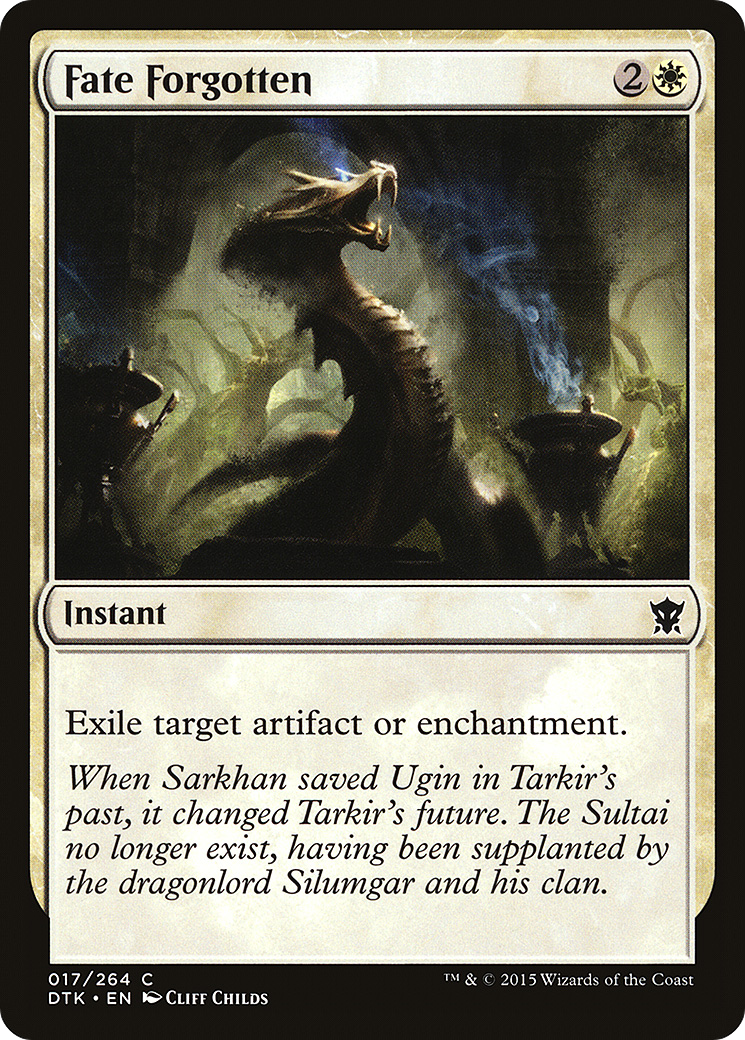 Fate Forgotten (DTK-017) [Dragons of Tarkir] Foil