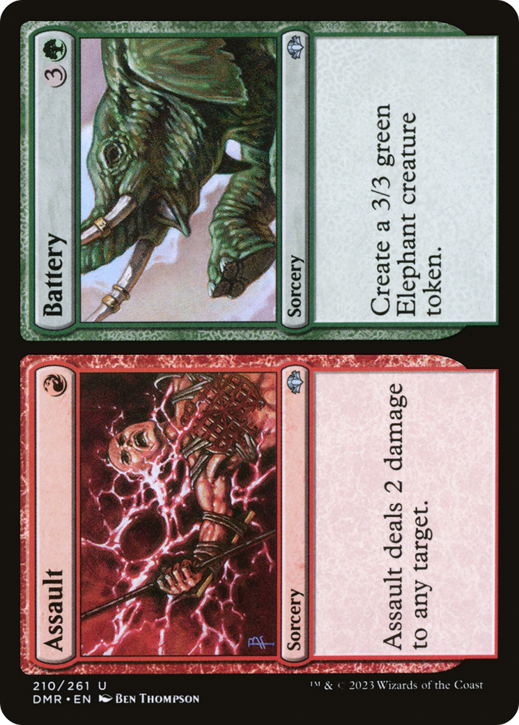 Assault // Battery (DMR-210) [Dominaria Remastered]