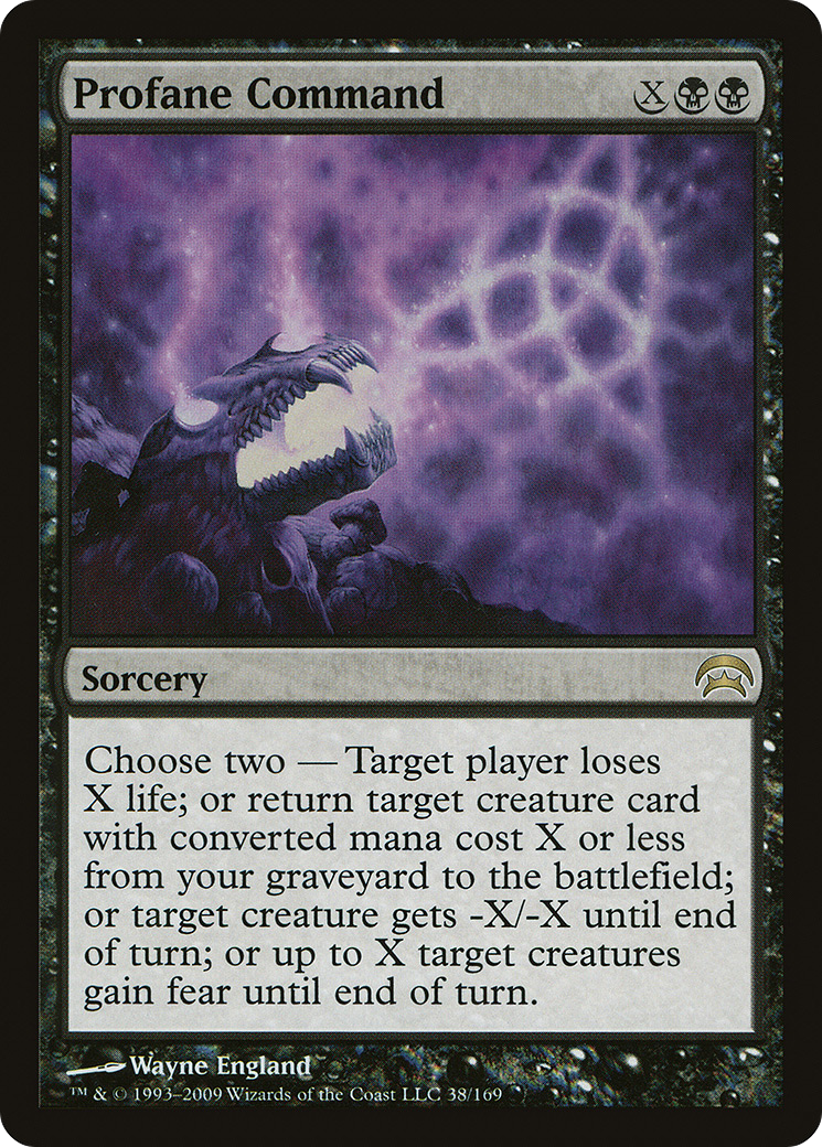 Profane Command (HOP-038) [Planechase]