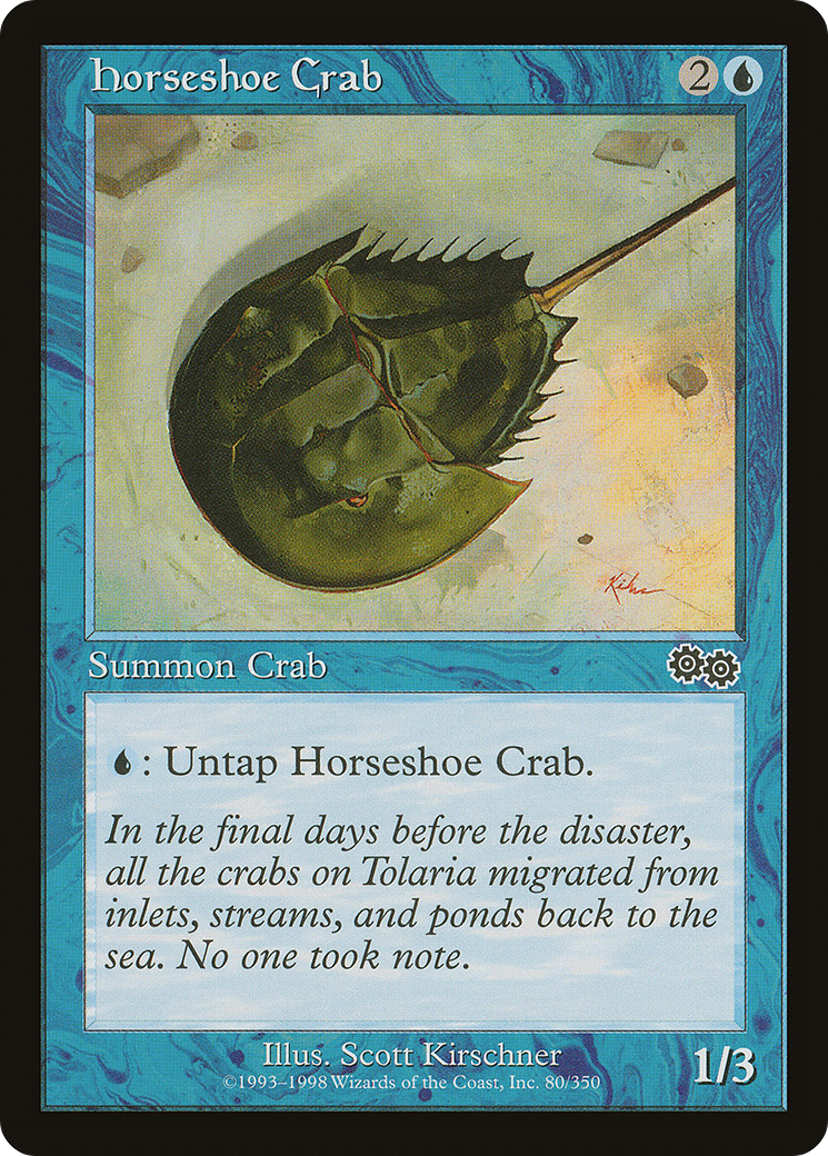 Horseshoe Crab (USG-080) [Urza's Saga]