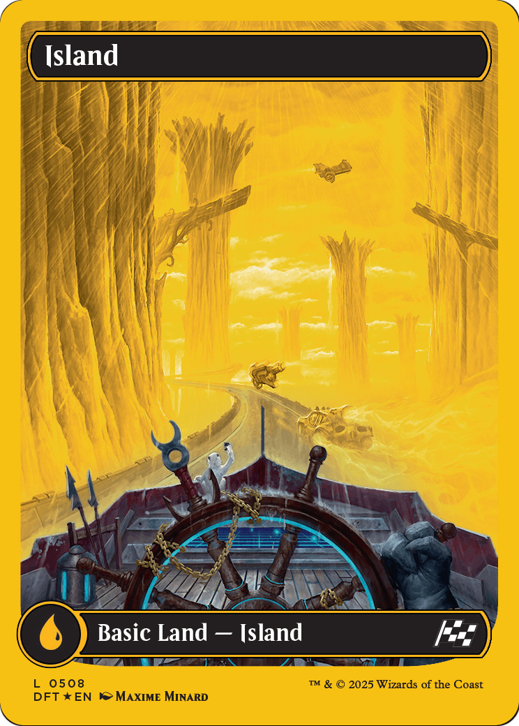 Island (DFT-508) (First-Place Foil) [Aetherdrift] Foil