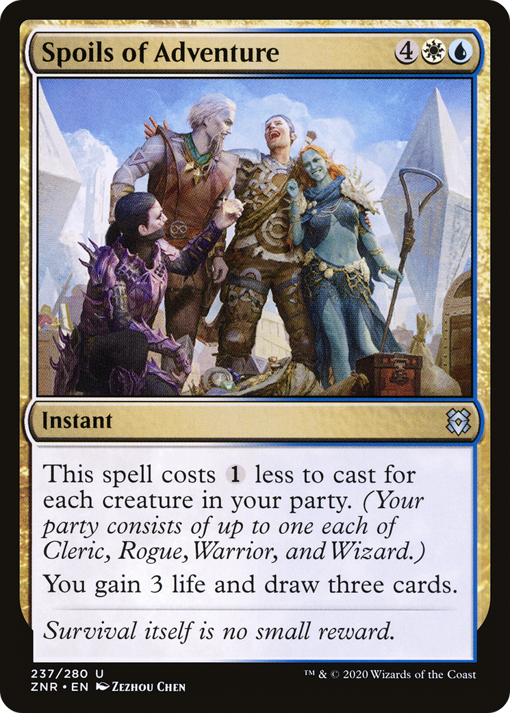 Spoils of Adventure (ZNR-237) [Zendikar Rising] Foil
