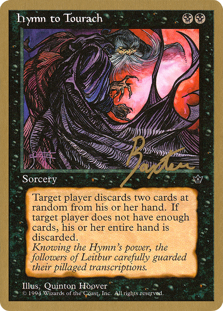Hymn to Tourach (Cloak) - 1996 George Baxter (FEM) [Pro Tour Collector Set]