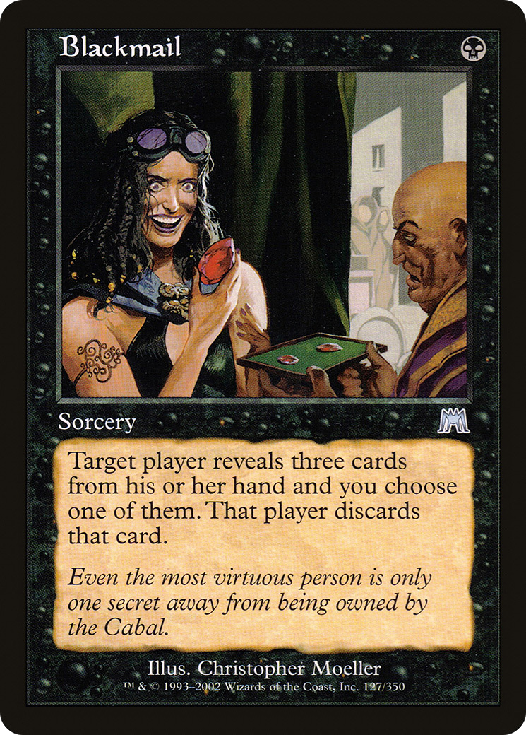 Blackmail (ONS-127) [Onslaught] Foil