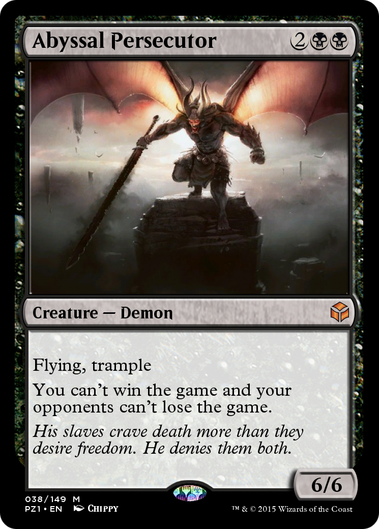 Abyssal Persecutor (PZ1-038) [Legendary Cube Prize Pack] Foil