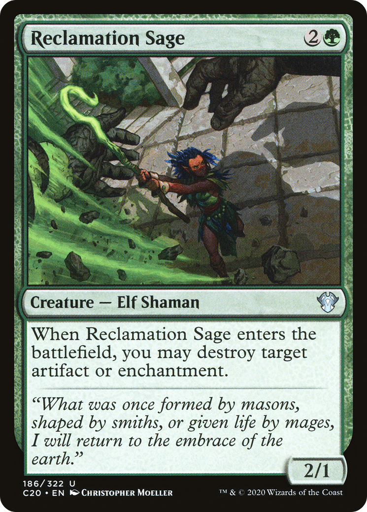 Reclamation Sage (C20-186) [Commander 2020]