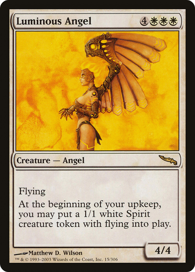Luminous Angel (MRD-015) [Mirrodin] Foil