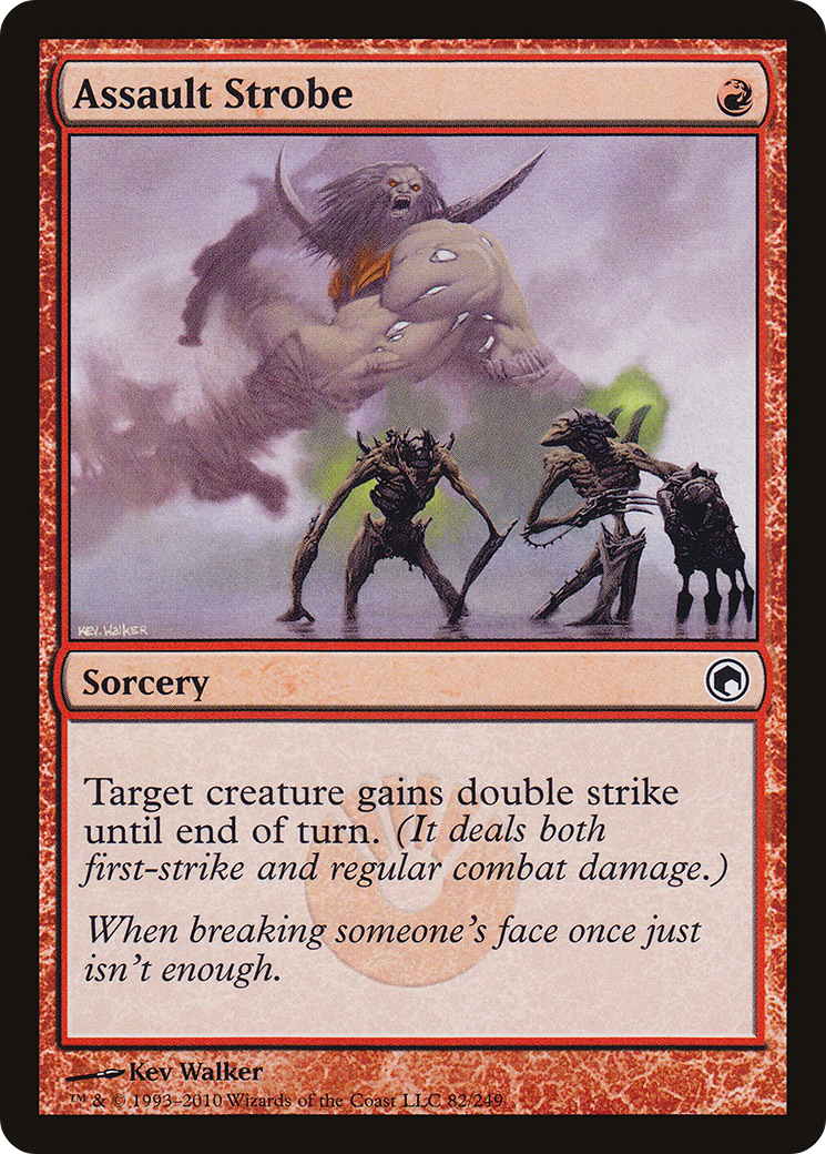 Assault Strobe (SOM-082) [Scars of Mirrodin] Foil