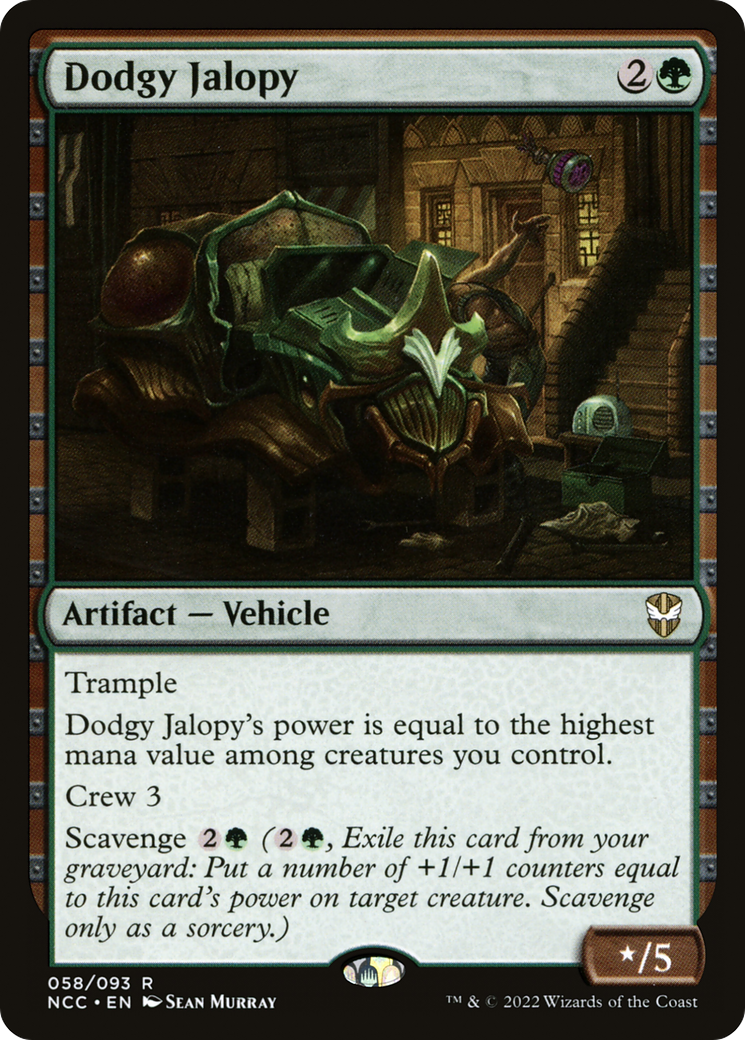 Dodgy Jalopy (NCC-058) [New Capenna Commander]