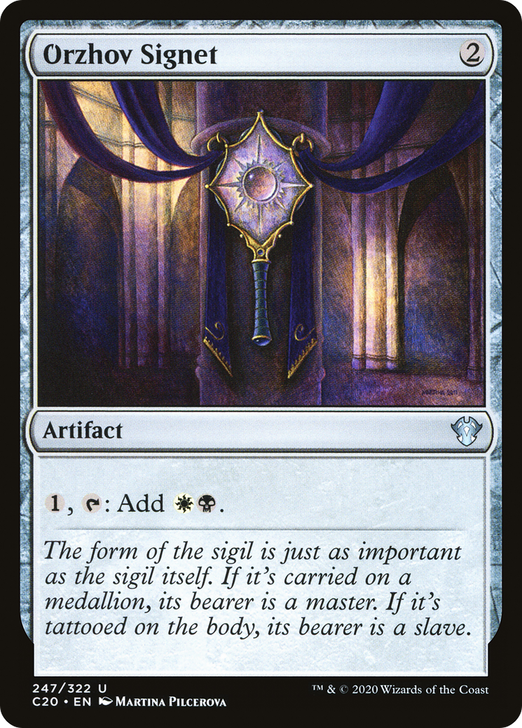 Orzhov Signet (C20-247) [Commander 2020]