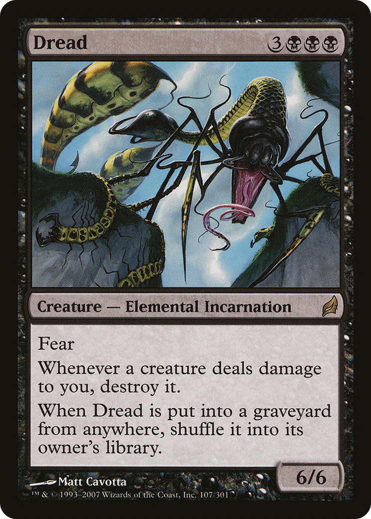 Dread (LRW-107) [Lorwyn] Foil