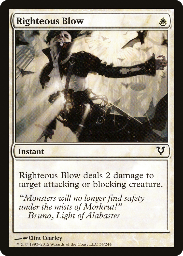 Righteous Blow (AVR-034) [Avacyn Restored]