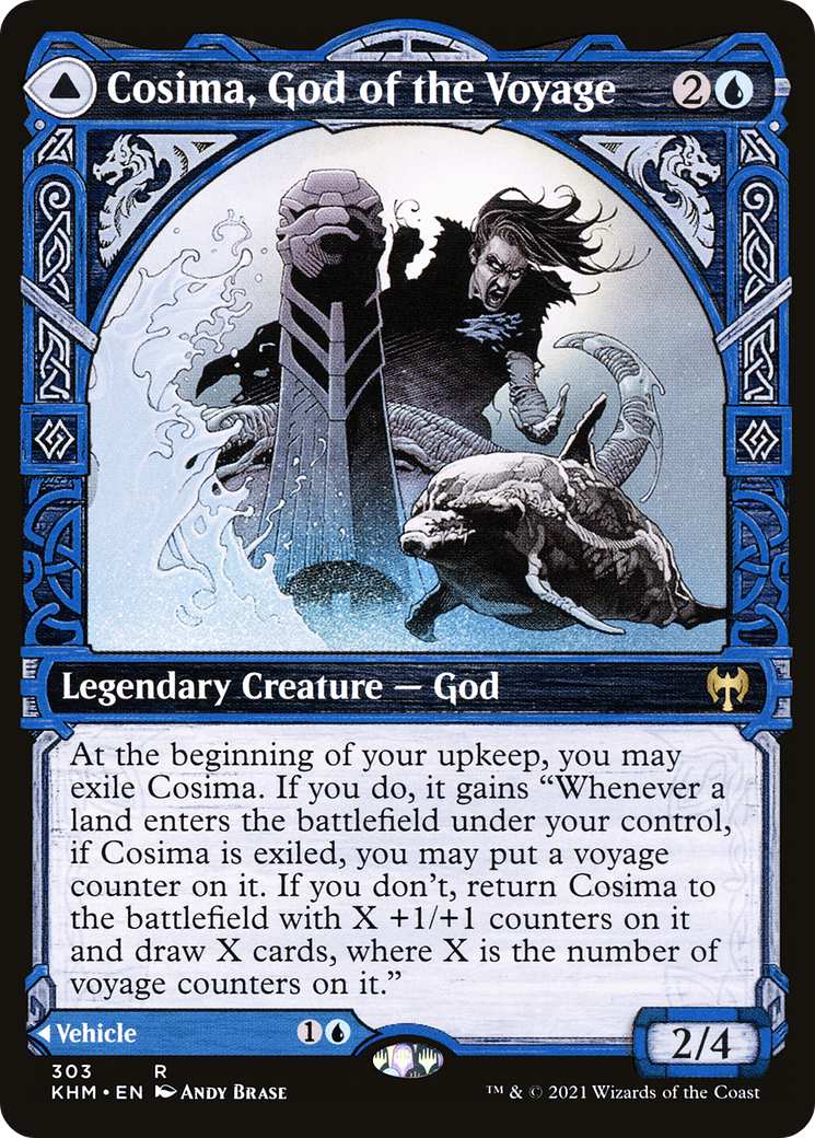Cosima, God of the Voyage (Showcase) (KHM-303) [Kaldheim]