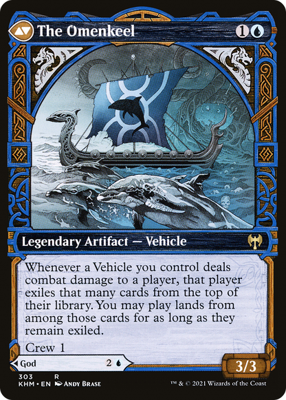 Cosima, God of the Voyage (Showcase) (KHM-303) [Kaldheim] Foil