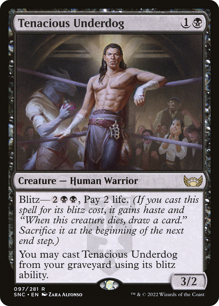 Tenacious Underdog (SNC-097) [Streets of New Capenna] Foil
