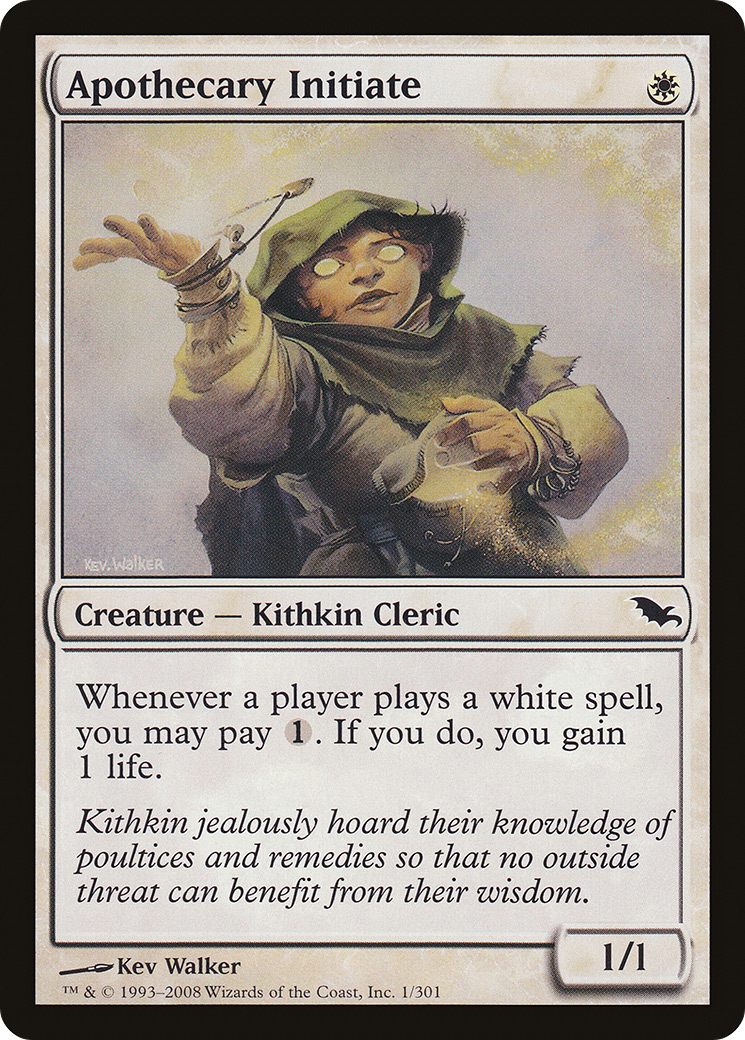 Apothecary Initiate (SHM-001) [Shadowmoor] Foil