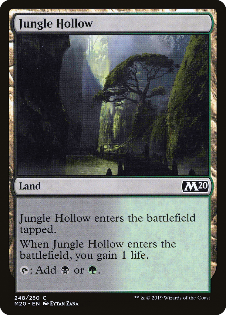 Jungle Hollow (M20-248) [Core Set 2020] Foil