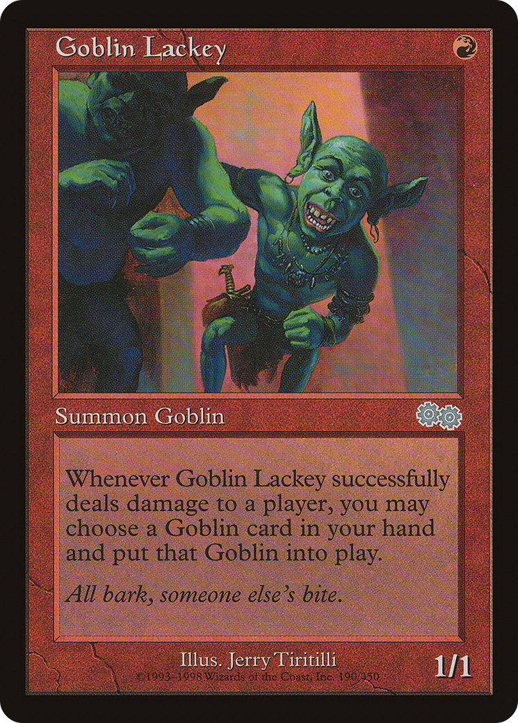 Goblin Lackey (USG-190) [Urza's Saga]