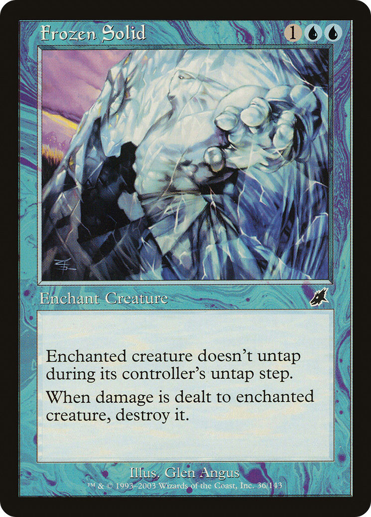 Frozen Solid (SCG-036) [Scourge] Foil