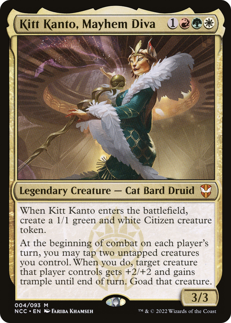 Kitt Kanto, Mayhem Diva (NCC-004) [New Capenna Commander] Foil