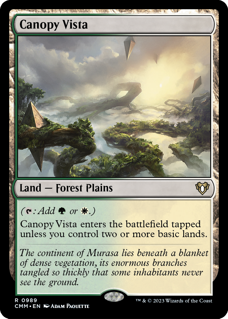 Canopy Vista (CMM-989) [Commander Masters]