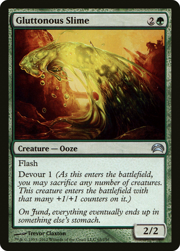 Gluttonous Slime (PC2-065) [Planechase 2012] Foil