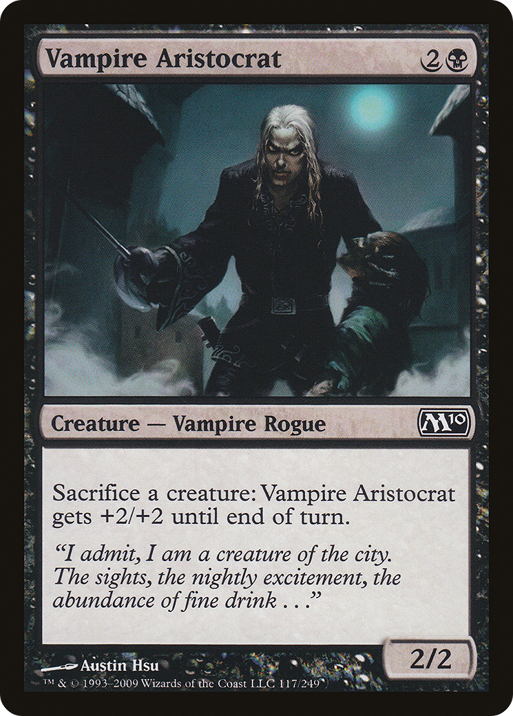 Vampire Aristocrat (M10-117) [Magic 2010] Foil