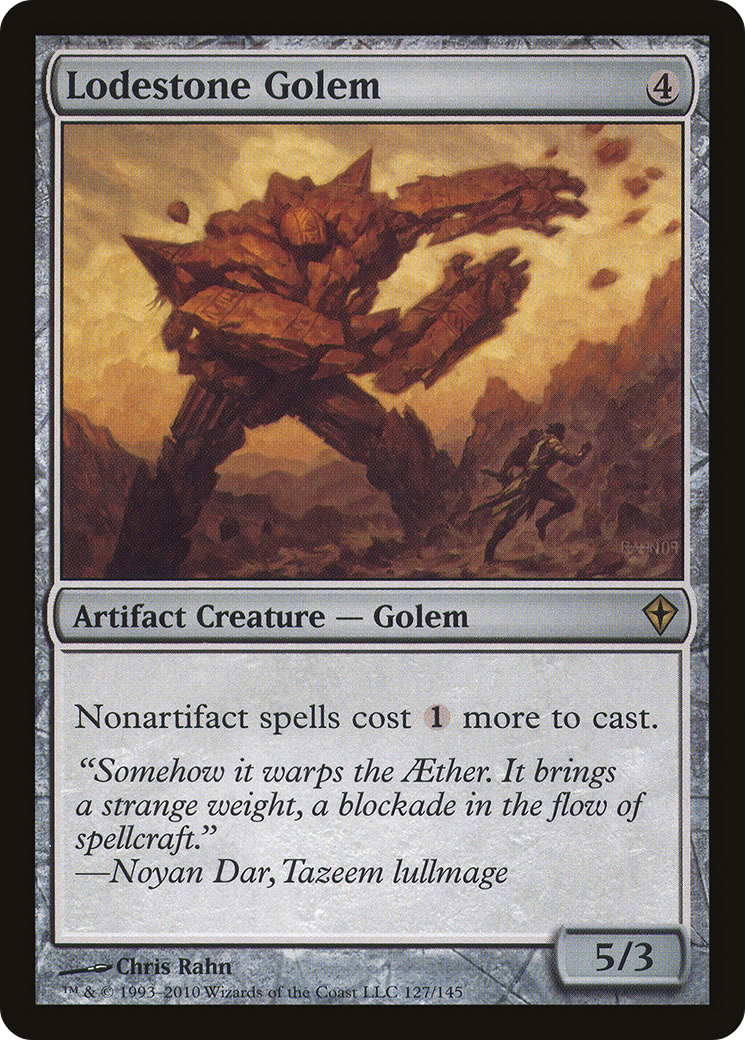Lodestone Golem (WWK-127) [Worldwake] Foil