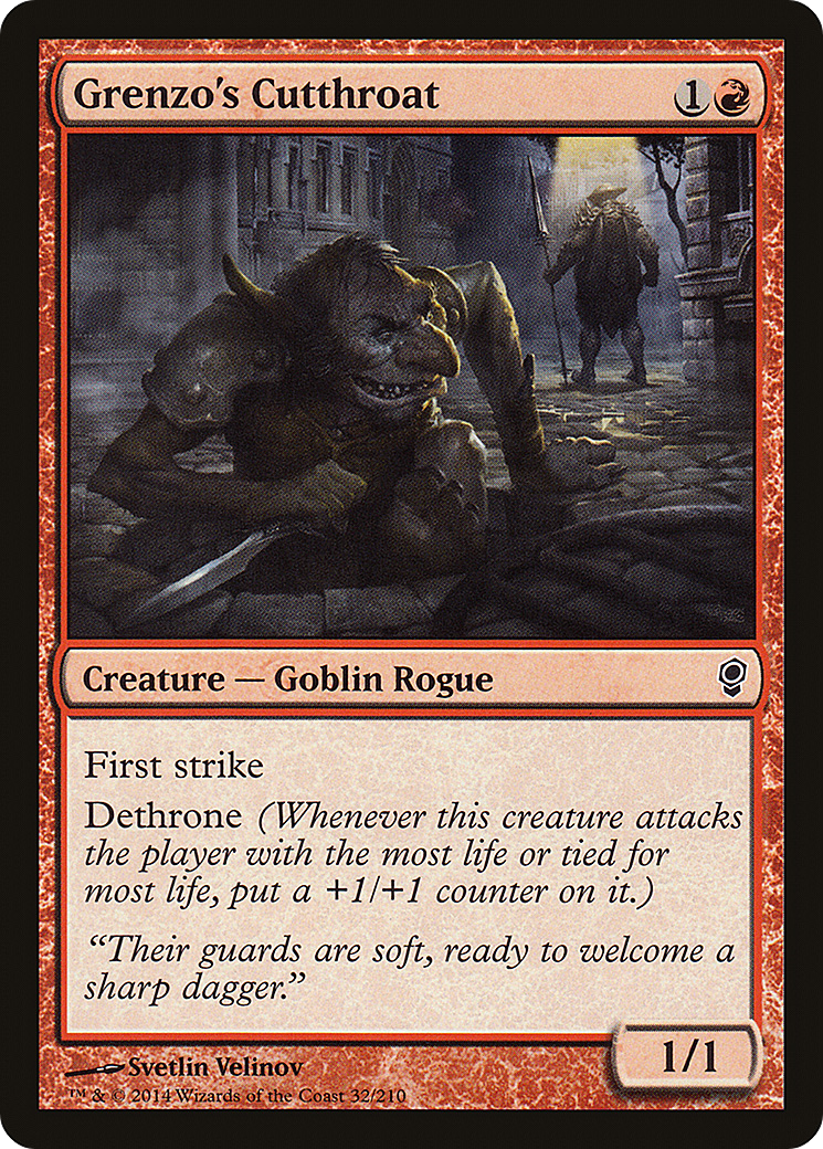 Grenzo's Cutthroat (CNS-032) [Conspiracy] Foil
