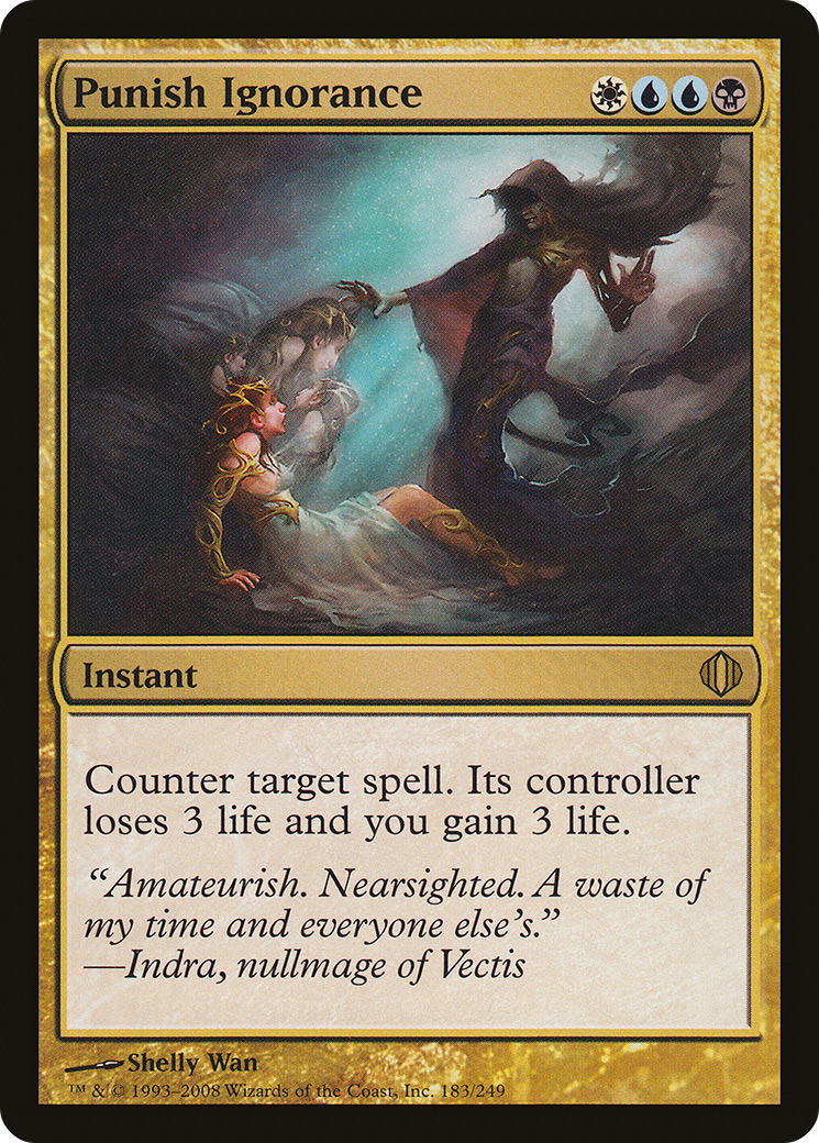 Punish Ignorance (ALA-183) [Shards of Alara] Foil