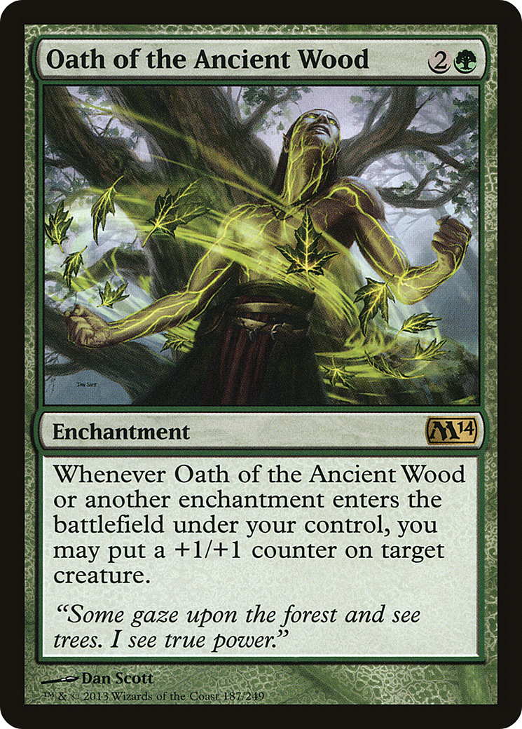 Oath of the Ancient Wood (M14-187) [Magic 2014] Foil