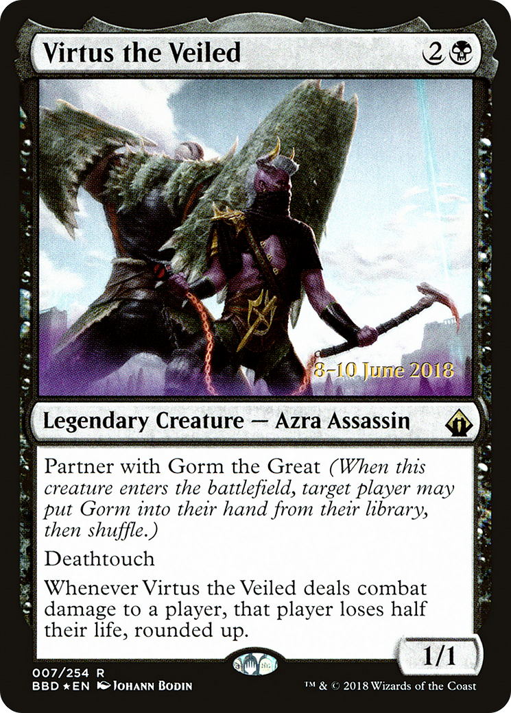 Virtus the Veiled (LARP-007) [Battlebond Promos] Foil