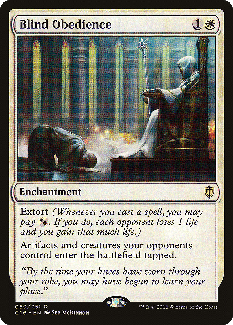 Blind Obedience (C16-059) [Commander 2016]