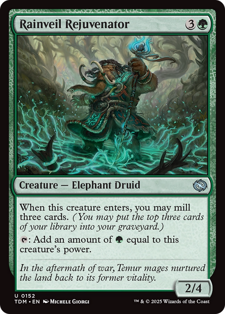 Rainveil Rejuvenator (TDM-152) [Tarkir: Dragonstorm] Foil