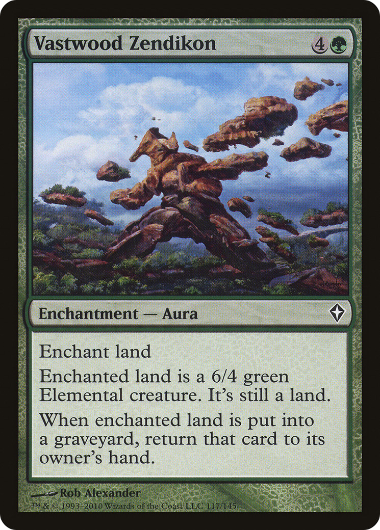 Vastwood Zendikon (WWK-117) [Worldwake] Foil