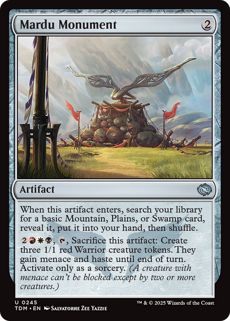 Mardu Monument (TDM-245) [Tarkir: Dragonstorm]